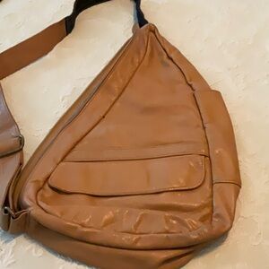 Tan Sling Bag leather Ameribag
